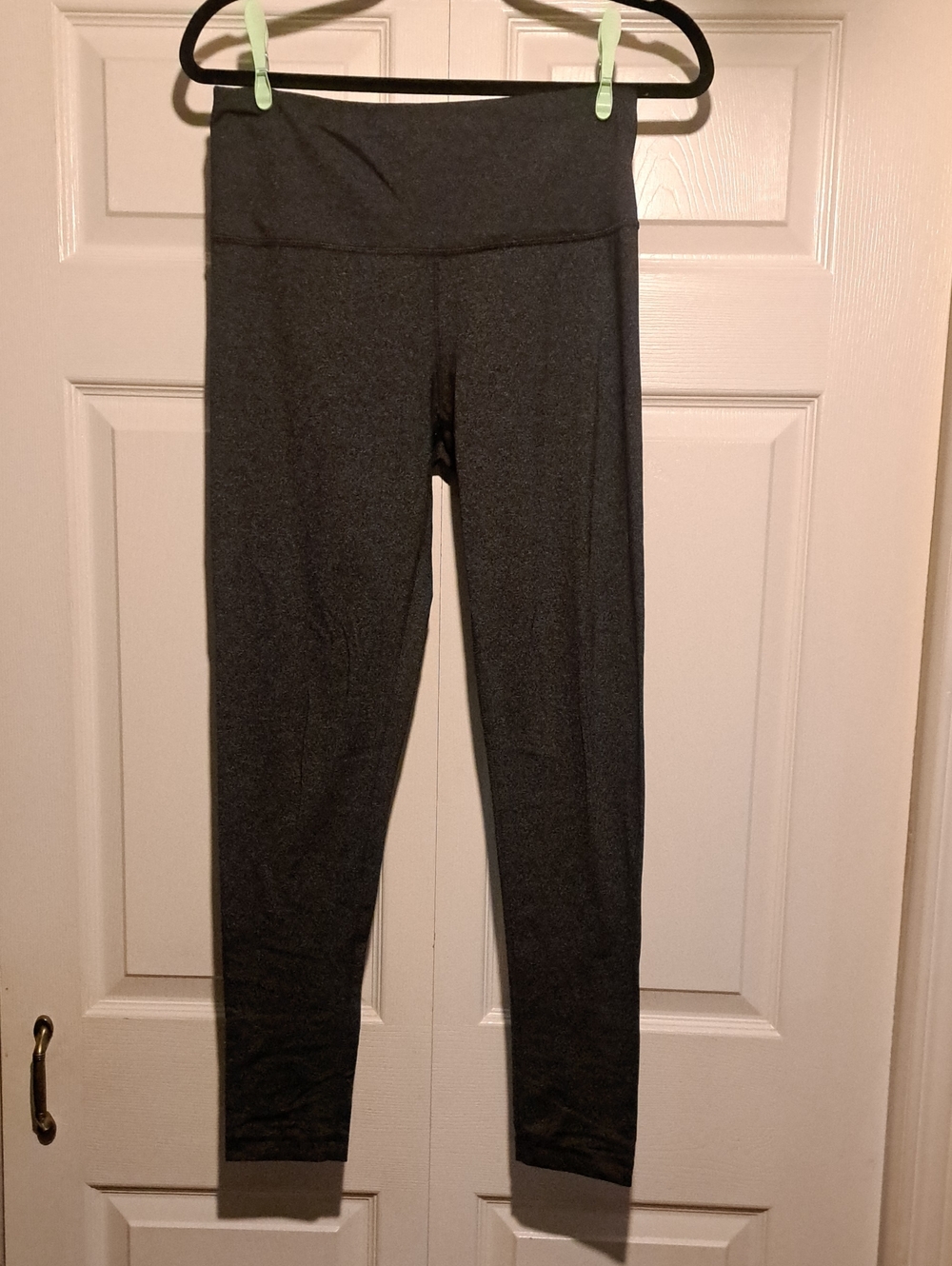 90°Degree By Reflex-Black Athletic Leggings with Logo Comfy casual fit